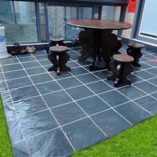 wholesale Park and Garden black slate stone floor paving